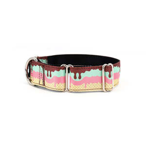 Designer Martingale Collars: It's Ice Cream Time! Martingale Dog Collar