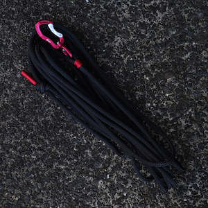 Long Lines Long Dog Leashes: Red & Black Long Line - 5m