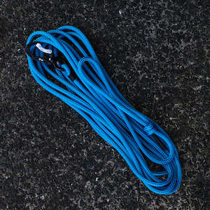 Long Lines Long Dog Leashes: Blue & Black Long Line - 5m