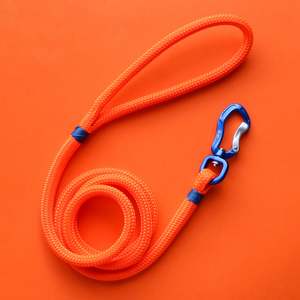 Hi Vis Collection: Blue & Fluro Orange Rope Leash