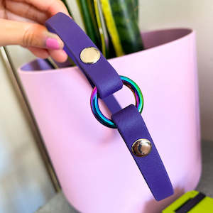 Biothane%C2%AE Slip On Id Tag Collar: BioThane® Slip-On ID Tag Collar - Violet