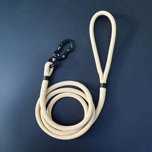 All: Black & Beige Rope Leash