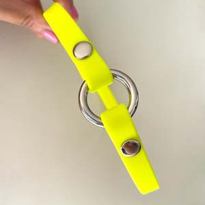 BioThane® Slip-On ID Tag Collar - Neon Yellow