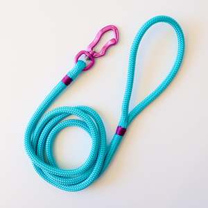 All: Pink & Tiffany Blue Rope Leash