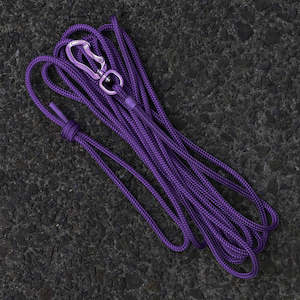 Long Lines Long Dog Leashes: Purple Long Line - 5m