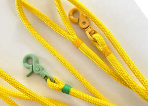 All: Pastel Trigger Clip Rope Leash - Yellow