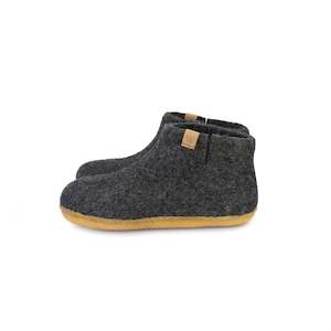 Wool Slippers: Gotland Boot – Rubber Sole