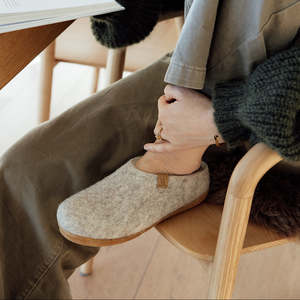 Slippers: Valais Slip-on Rubber Sole - Limited Edition