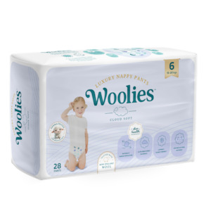 LUXURY NAPPY PANTS. Size 6