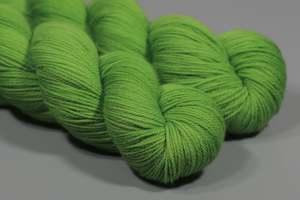 Brights: Lime Green | Hand Dyed 100% Merino Yarn from New Zealand | 100g