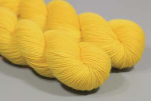 Solid Colours: Daffodil | Hand Dyed 100% Merino Yarn from New Zealand | 100g