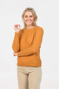 New Releases: Native World Classic Cable Sweater