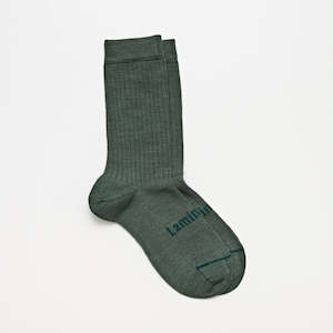 Socks: Lamington Womens Crew Sock - Tuatara