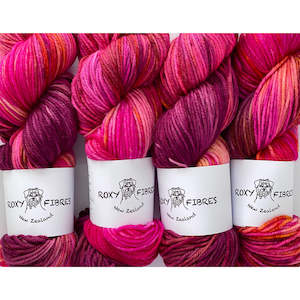 New Releases: Roxy Fibres - Hand Dyed NZ Merino 8ply
