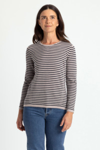 Royal Merino Optimum: TUCK STITCH STRIPE JUMPER