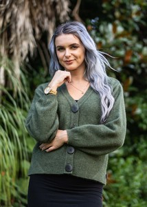 Koro Trilogy: V NECK CARDIGAN