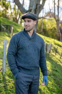Mens Collection: SHAWL COLLAR JUMPER