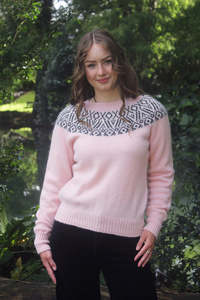 Lothlorian Zinity Cosy Kiwi: ALPACA NORDIC JUMPER