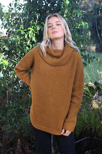Lothlorian Zinity Cosy Kiwi: STRATUS COWL NECK JUMPER
