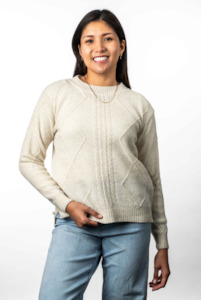 Koro Trilogy: DIAMOND CABLE SWEATER