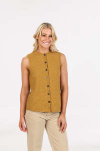 SLEEVELESS CARDIGAN