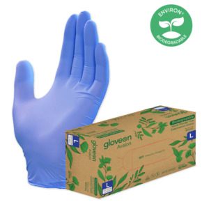 Vet Services: Avalon Biodegradable Nitrile Exam Gloves (XS, S, M, L, XL)