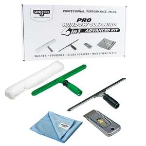 Window Cleaning: UNGER Pro Window Cleaning 4-in-1 Advanced Kit