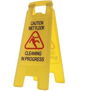 Signage: FILTA Caution Wet Floor Sign