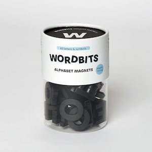 Strong Letter Magnets: Strong Alphabet Magnets, Black