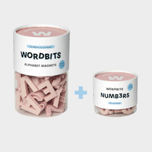 Blush: Letter + Number Set in Blush