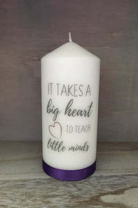 It takes a Big Heart to Teach little minds