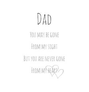 Dad - never gone from my heart