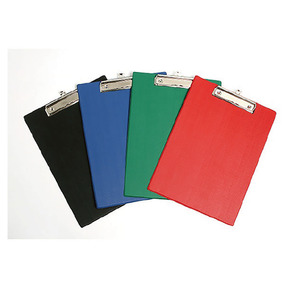 Marbig Foolscap PVC Clipboard Red WORK BUDDY