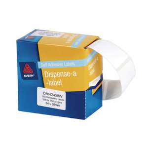 Products: Avery Label Dispenser DMR2438W 24x38mm White WORK BUDDY