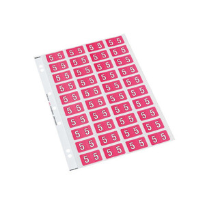 Codafile Numeric Labels - 5 (200 Labels) WORK BUDDY