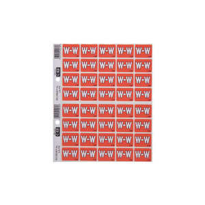 Filecorp W Label C-EZI, Sheet of 40 WORK BUDDY