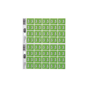 Filecorp Number 3 Label C-EZI, Sheet of 40 WORK BUDDY