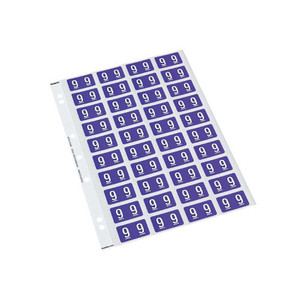 Codafile Numeric Labels - 9 (200 Labels) WORK BUDDY