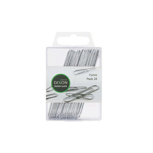 Products: Dixon Paper Clips 75mm Pack 20 WORK BUDDY