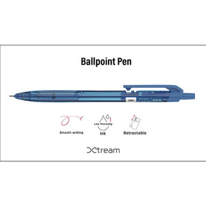 Products: Deli Ballpoint Pen Blue 0.7mm WORK BUDDY