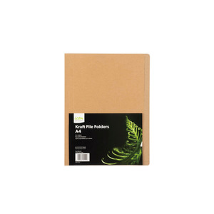 Products: Icon Manilla File Folders A4 Kraft, Pack of 10 WORK BUDDY