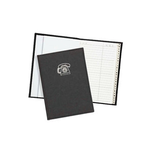 OSC Marble Address Book A6 Black WORK BUDDY