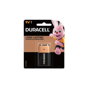 Duracell Coppertop Alkaline 9V Battery WORK BUDDY