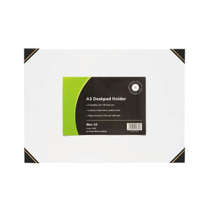 OSC Desk Pad Holder A3 Corners Leathertone Design WORK BUDDY