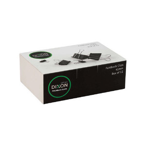 Dixon Foldback Clips 41mm Pack 12 WORK BUDDY