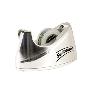 Products: Sellotape Chrome Dispenser - Small WORK BUDDY