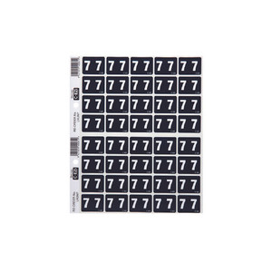 Filecorp Number 7 Label C-EZI, Sheet of 40 WORK BUDDY