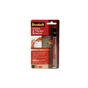 Products: Scotch Adhesive Remover Citrus Base Pen 6042 8.2g WORK BUDDY