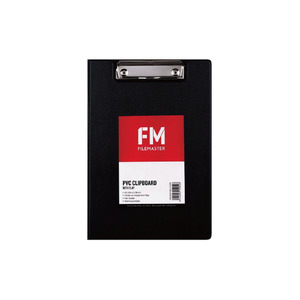 Products: FM Clipboard Black With Flap A5 WORK BUDDY