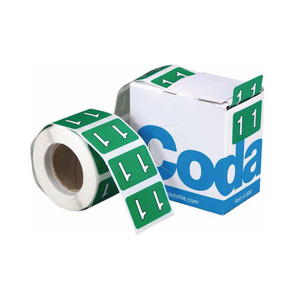 Codafile Numeric Labels - 1 (500 Labels) WORK BUDDY